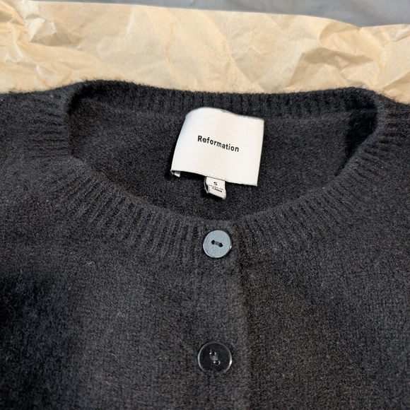 Reformation Clara Cashmere Cardigan Small - Picture 3 of 5